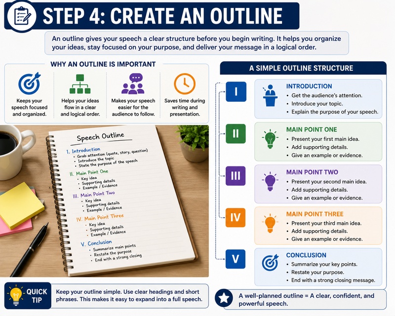 create an outline