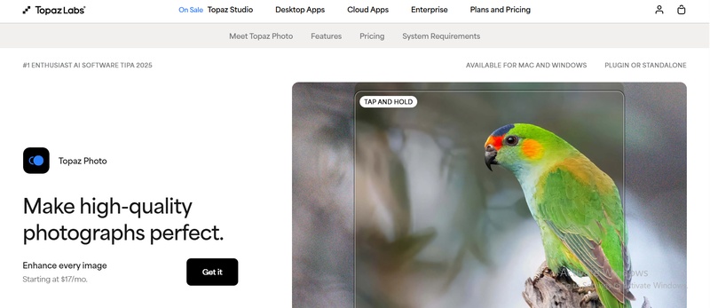 denoise software topaz photo ai