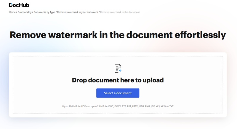 dochub remove gamma watermark from ppt