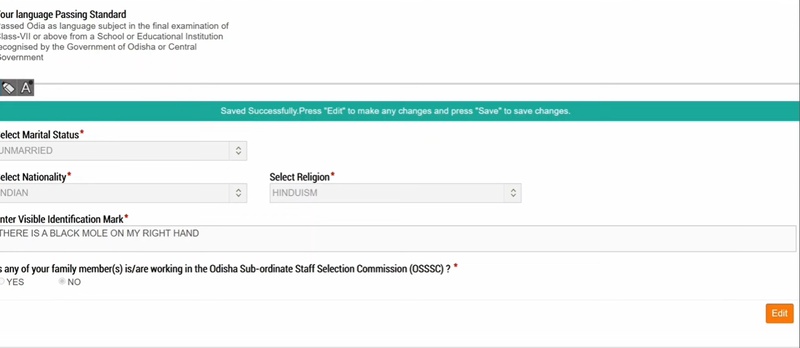 edit osssc online form