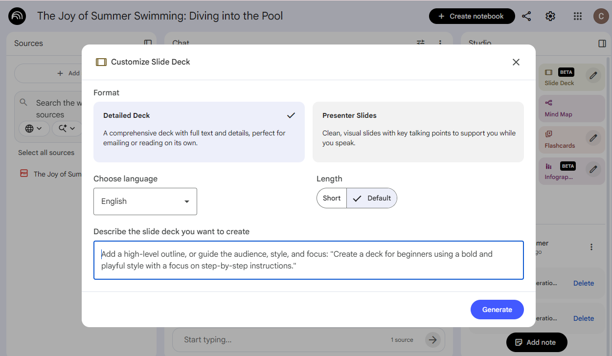 customize slide requirements