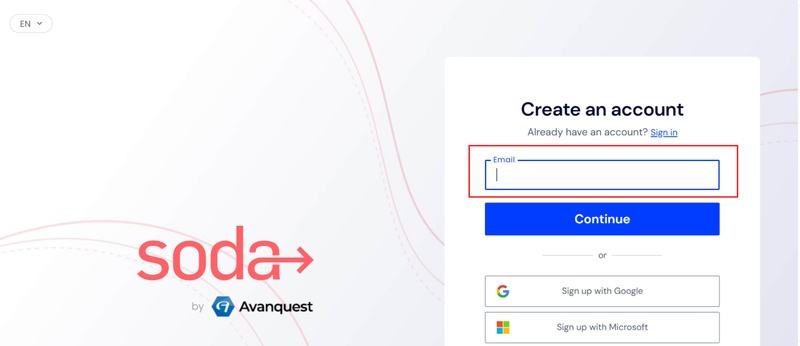 enter the email address