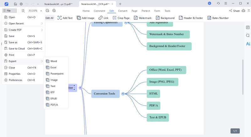 export notebooklm mind map pdnob