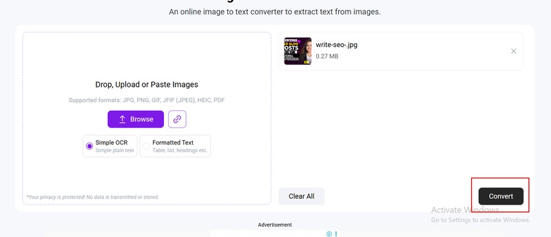 extract text from picture online