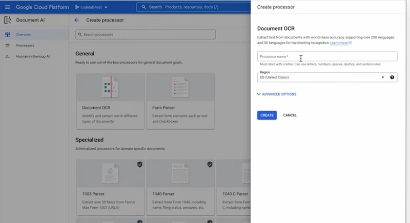 extracted handwritten note using google document ai