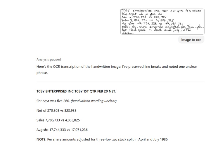 extracted handwritten note using gpt5