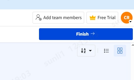 finish button of smallpdf
