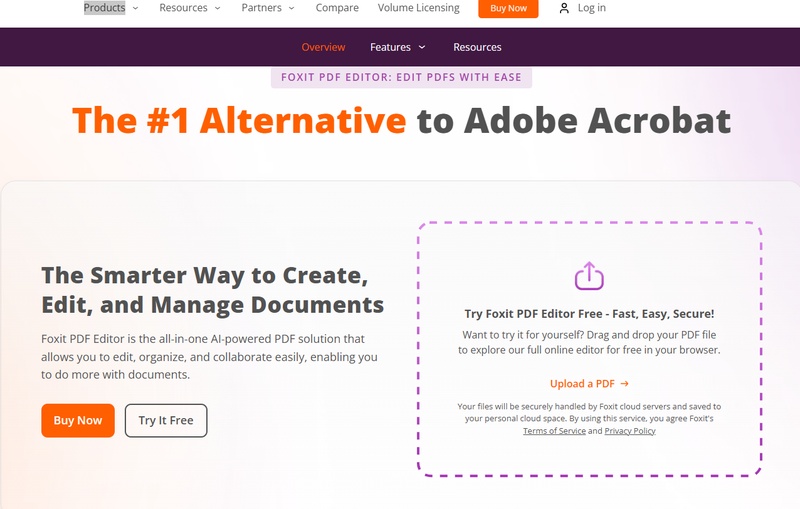 foxit pdf editor as the alternative of pdnob