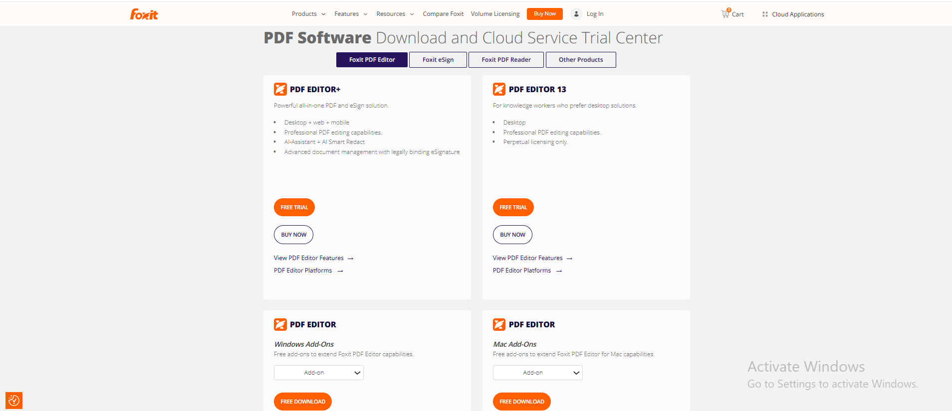 foxit pdf editor free trial