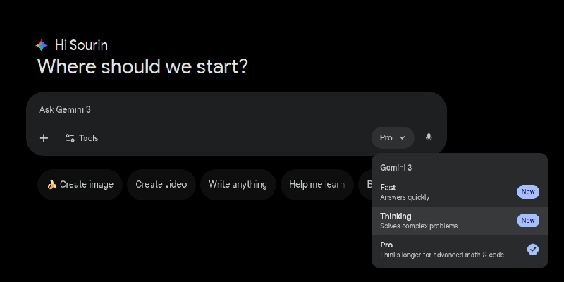 gemini thingking model