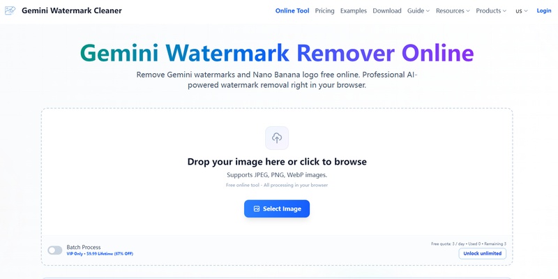 gemini watermark cleaner