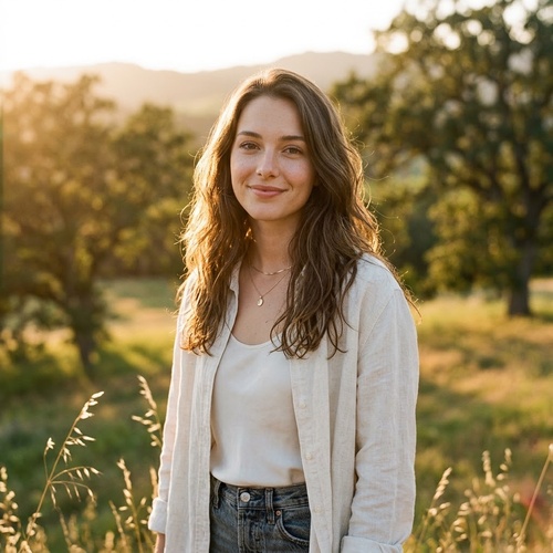 golden hour outdoor girl prompt