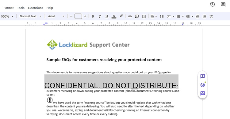 google drive remove notebooklm watermark