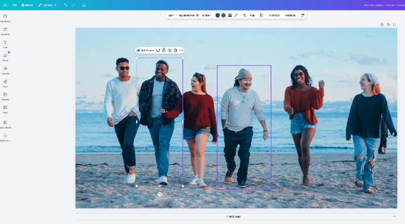 how to use new magic layers in canva
