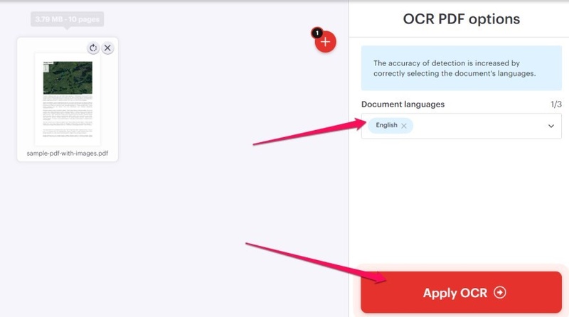 ilovepdf apply ocr