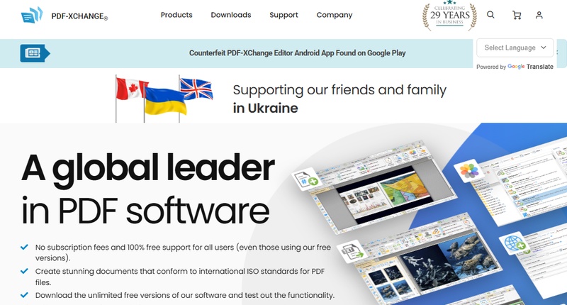 pdf xchange editor large file open windows