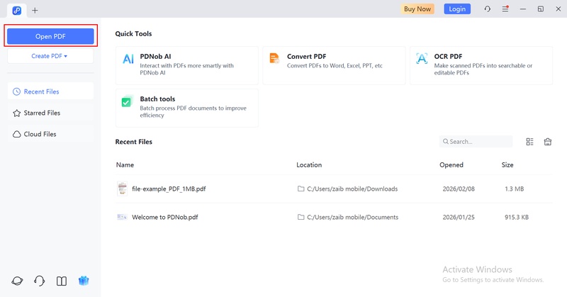 import your document
