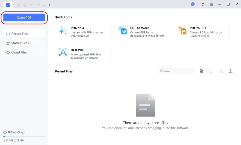 install and open pdnob