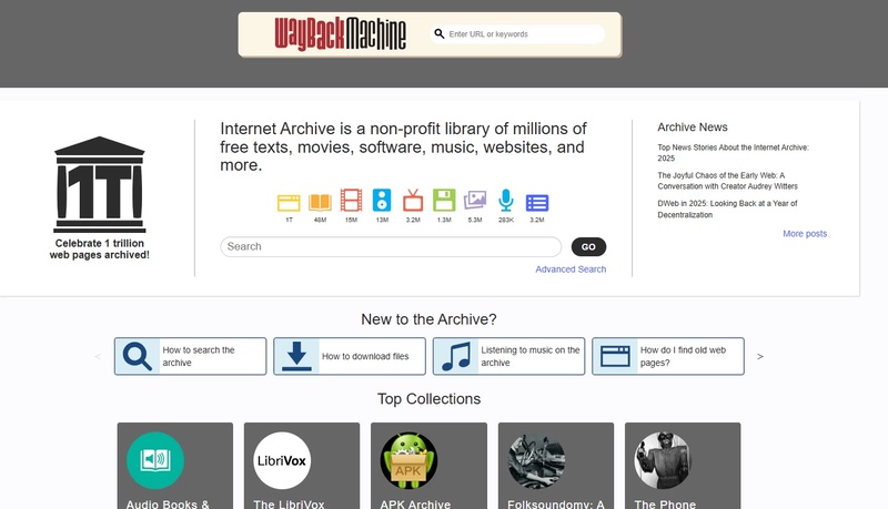 internet archive as the pdfdrive alternative
