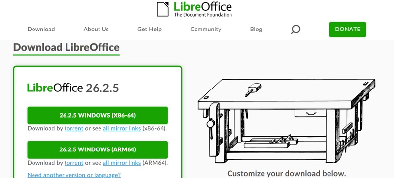 libreoffice pdf editor download page