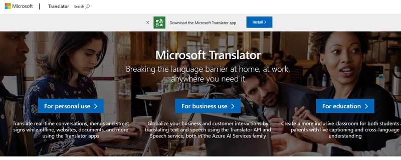 microsoft translator
