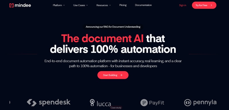 mindee invoice ocr software