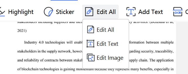 modify content within the document