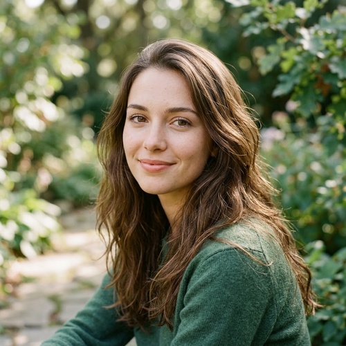 natural beautiful girl portrait prompt
