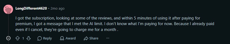 negative reddit comments on kickresume 2