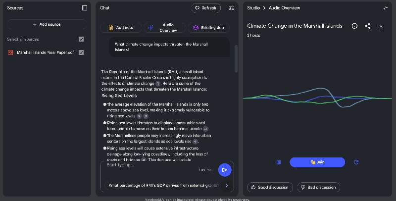 resumenes de audio de notebooklm