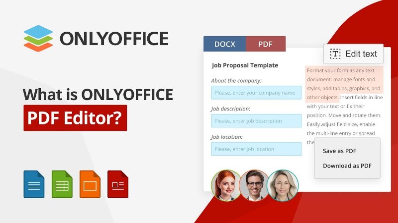 ONLYOFFICE PDF pour travailler avec des PDF sur Mac