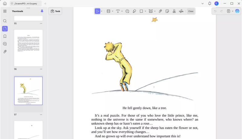 open and read the book