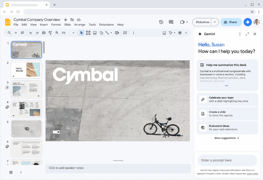 google slides open gemini