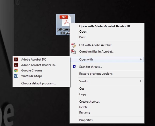 open pdf adobe acrobat reader