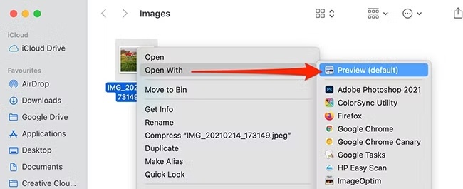open pdf in preview mac