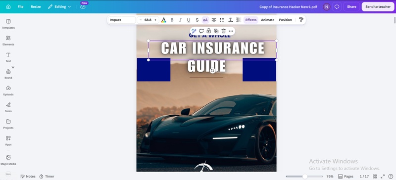 open the pdf