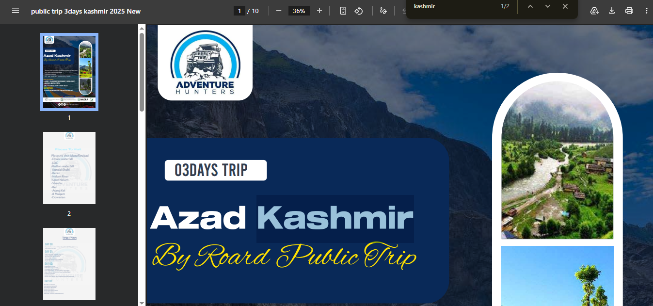 open the search function