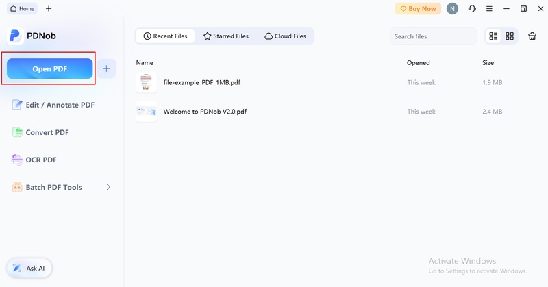 open your research documents in pdnob pdf editor