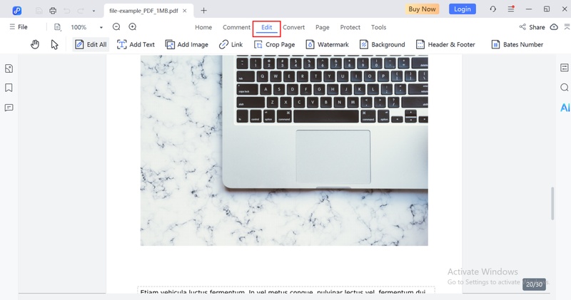 pdf editing tools