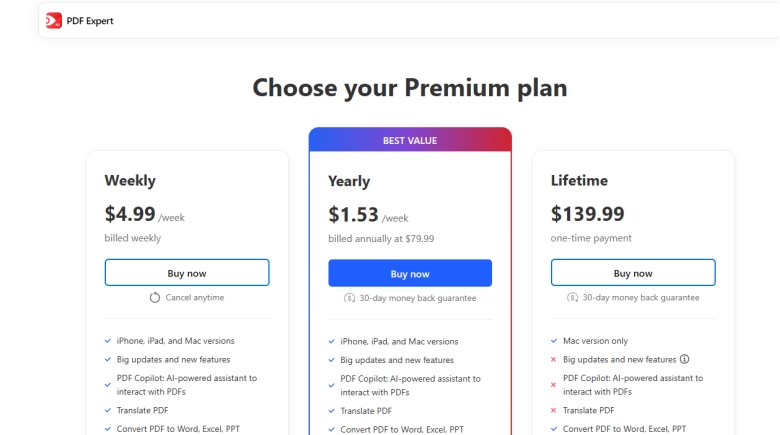 pdf expert pricing