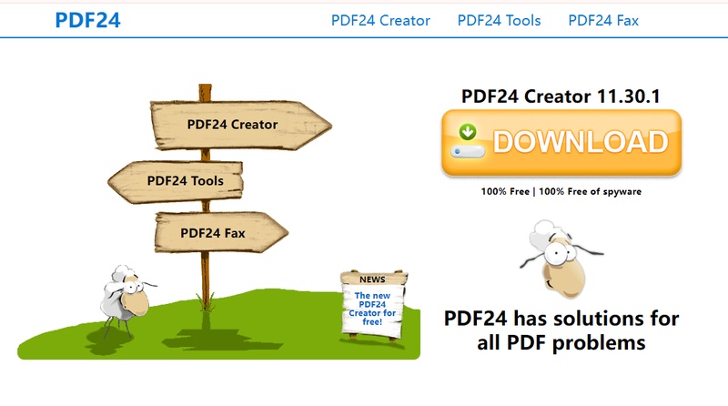 pdf24 creator ocr windows interface