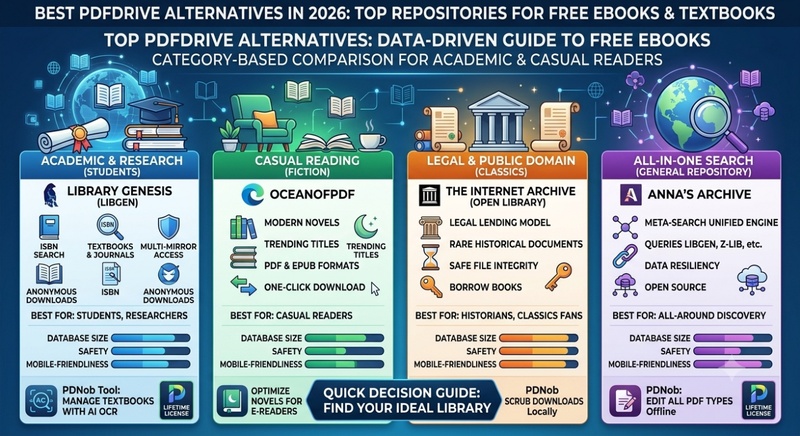 pdfdrive alternative infographic