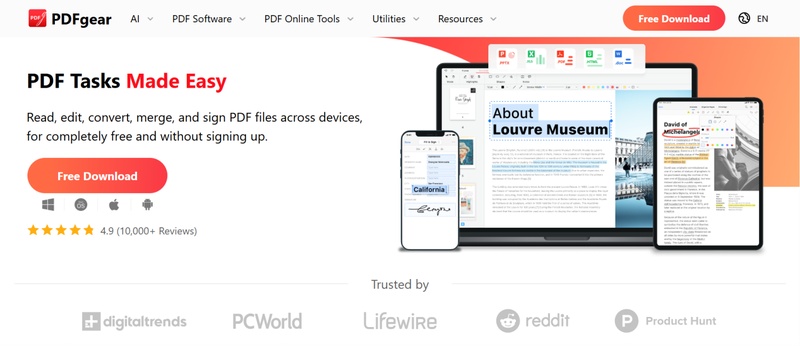 pdfgear as adobe ocr alternative for mac