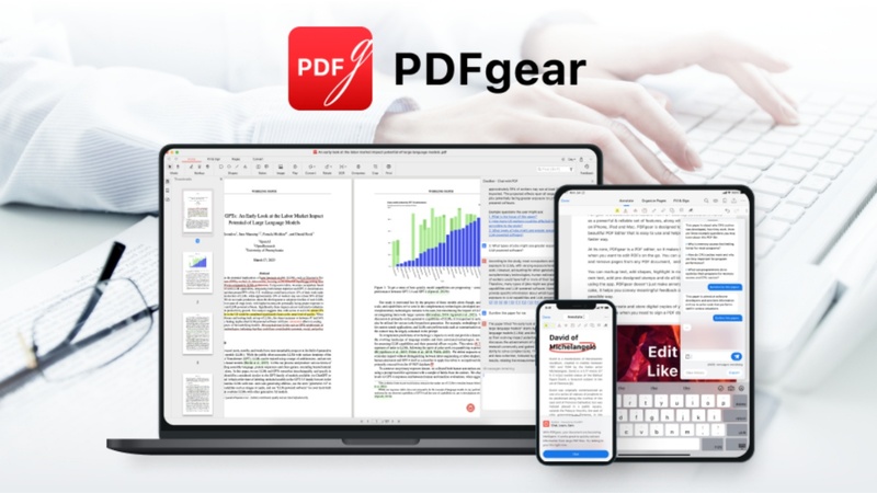 pdfgear convert screenshot to pdf