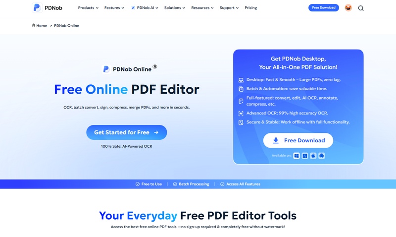 pdnob free online pdf translator