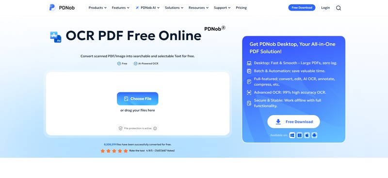 pdnob online copy text from image