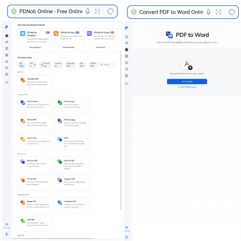 pdnob online feature pages