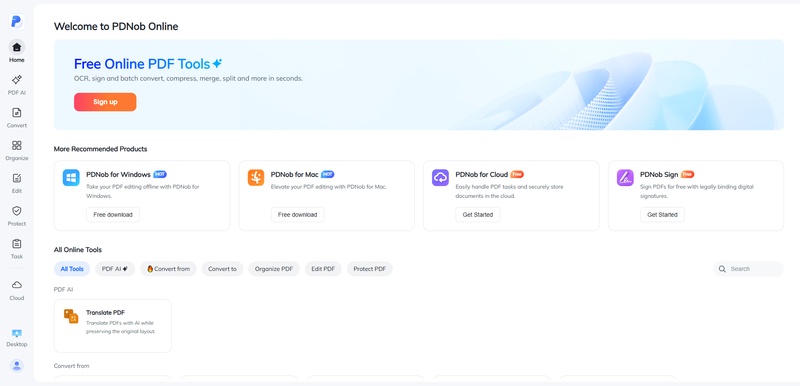 pdnob online official homepage