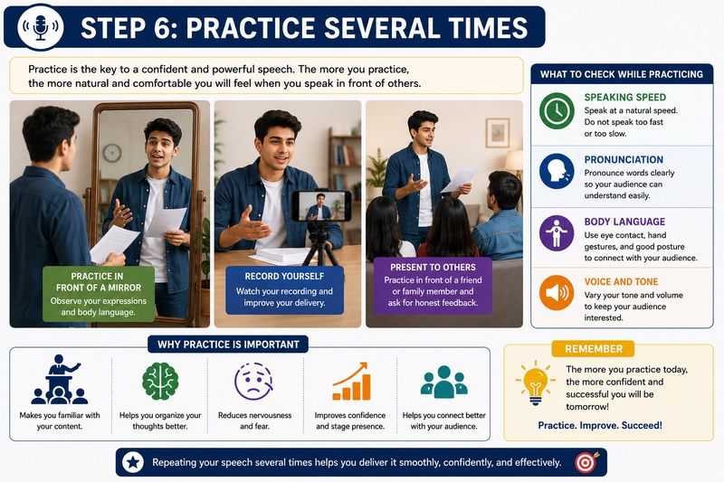 practice several times
