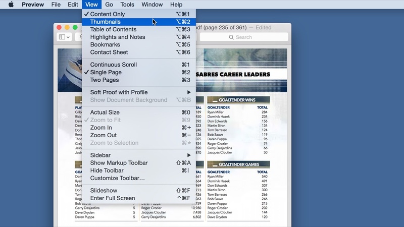 preview view thumbnails